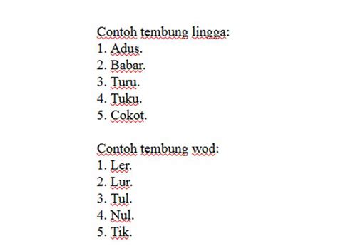Apa tembung walikan lunga  Contoh tembung dalam bahasa Jawa adalah tembung saroja, tembung bebasa, tembung parikan, tembung saloka dan lain